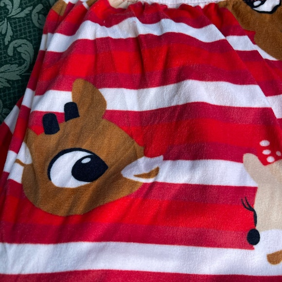 NWT LT Rudolph red nosed reindeer christmas matching family pajamas mens TALL - Picture 6 of 8